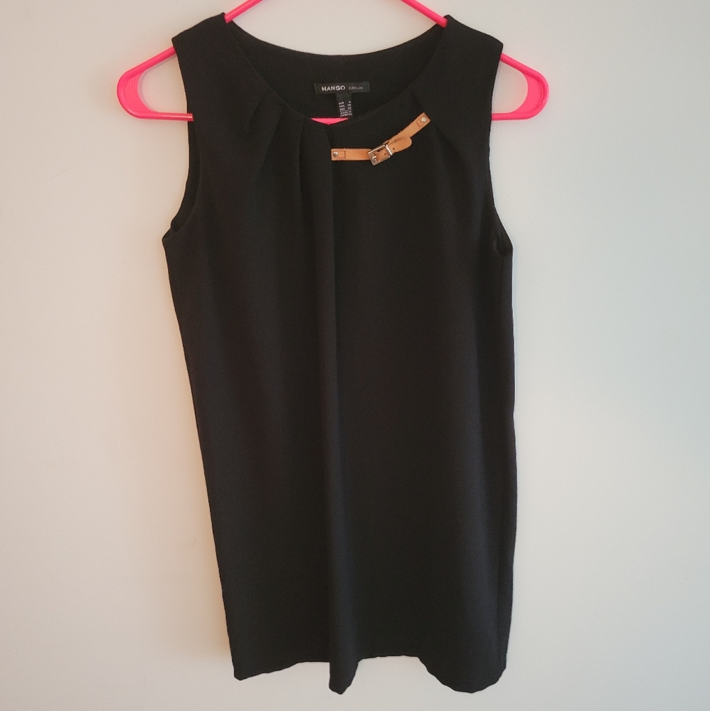 Mango Casual Dress XS Black